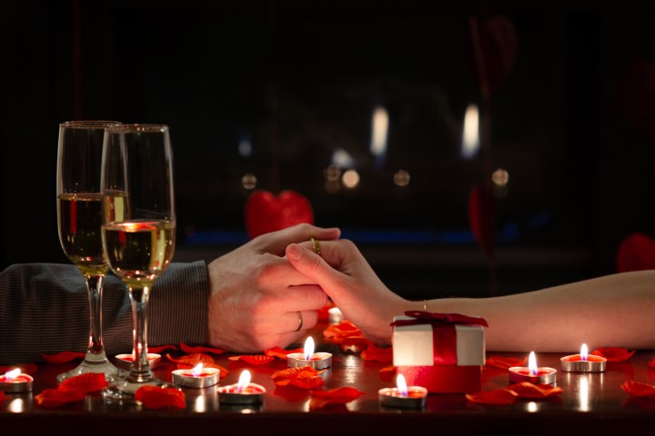 Romantisches candle light dinner