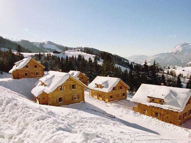 Chaletdorf Pruggern in Pruggern im Winter